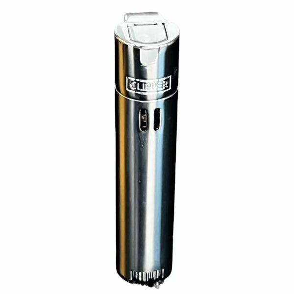 Metalen Clipper Jetflame Silver