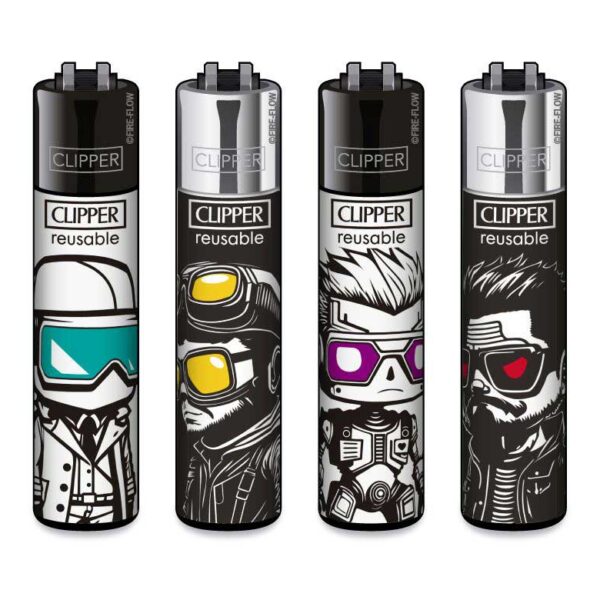 Clipper Classic Aansteker Big Heads