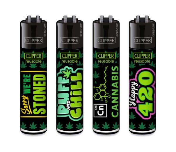 Clipper Classic Aansteker Weed Statement