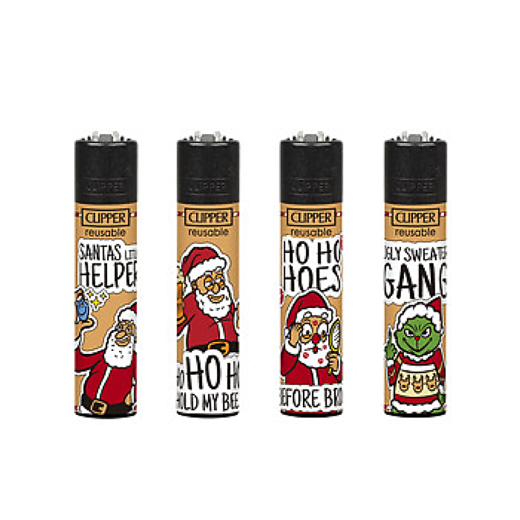 Clipper Classic Aansteker Naughty Santa