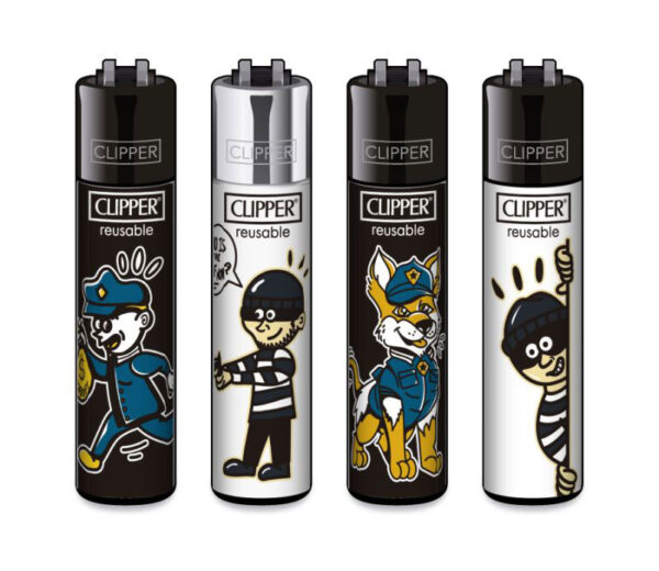 Clipper Classic Aansteker Cops and Robbers