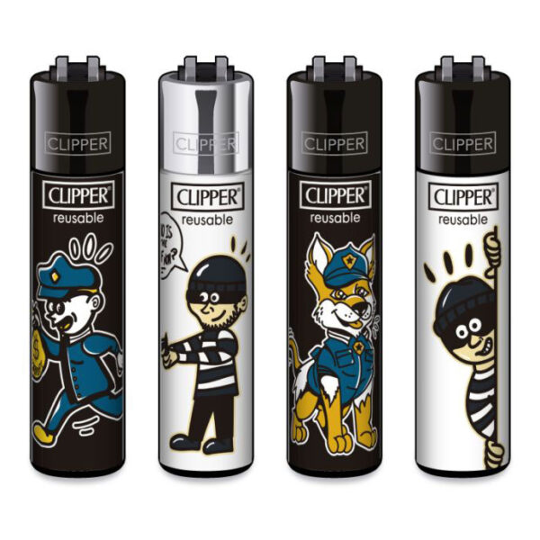 Clipper Classic Aansteker Cops and Robbers