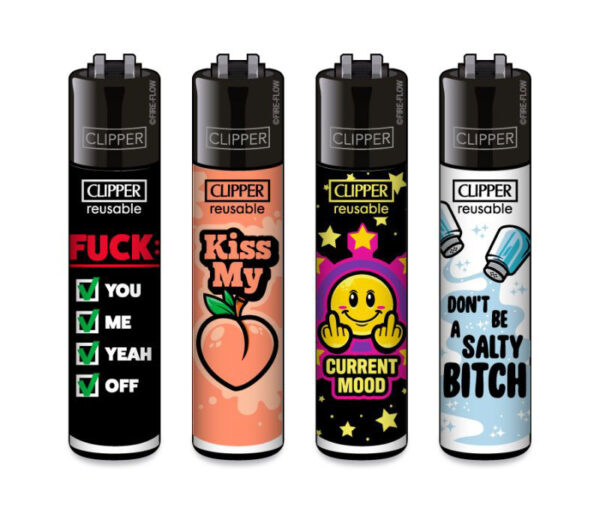 Clipper Classic Aansteker Mix Slogan 13