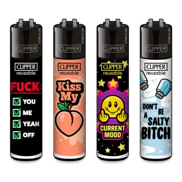 Clipper Classic Aansteker Mix Slogan 13