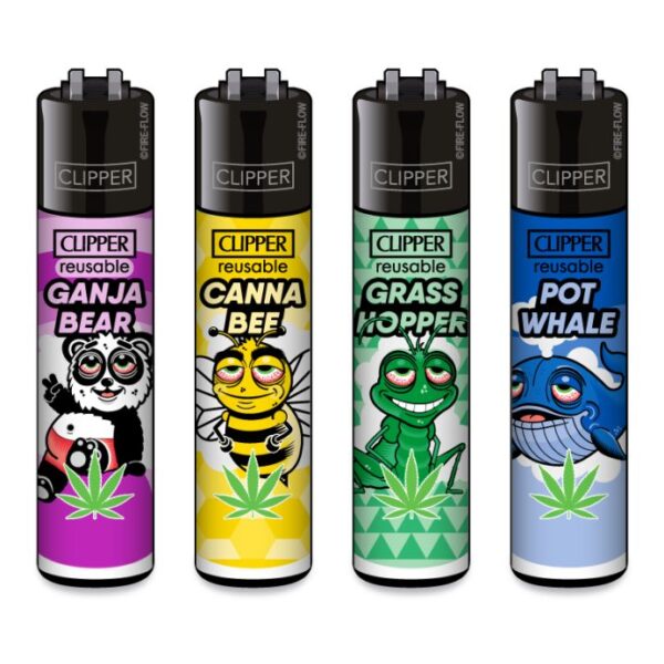 Clipper Classic Aansteker Marijuanimals
