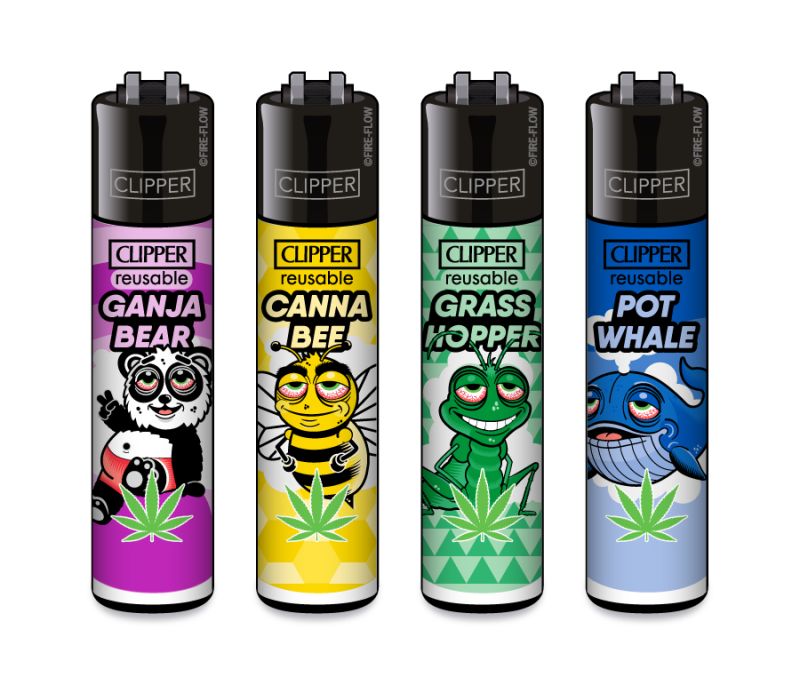 Clipper Classic Aansteker Marijuanimals