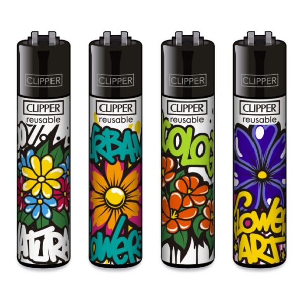 Clipper Classic Aansteker Urban Flowers