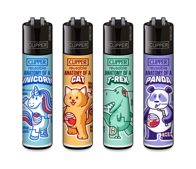 Clipper Classic Aansteker Animal Anatomy