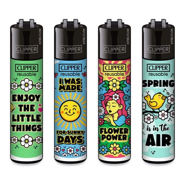 Clipper Classic Aansteker Spring Slogan
