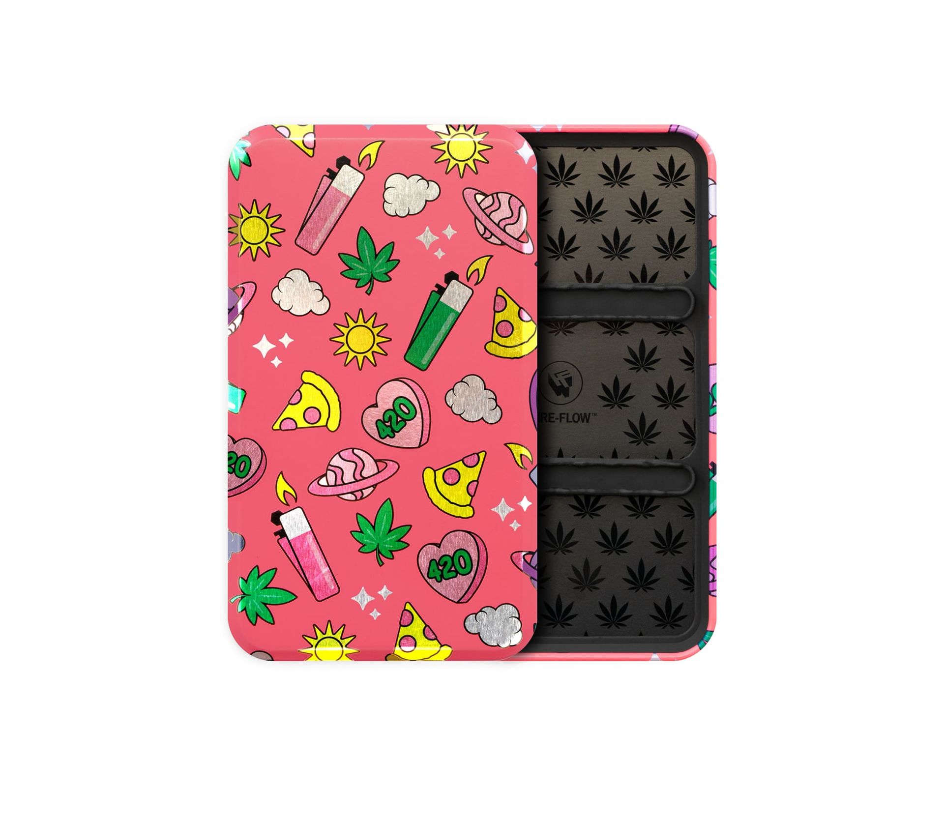 Fire-Flow Metalen Joint Etui Pattern Pink